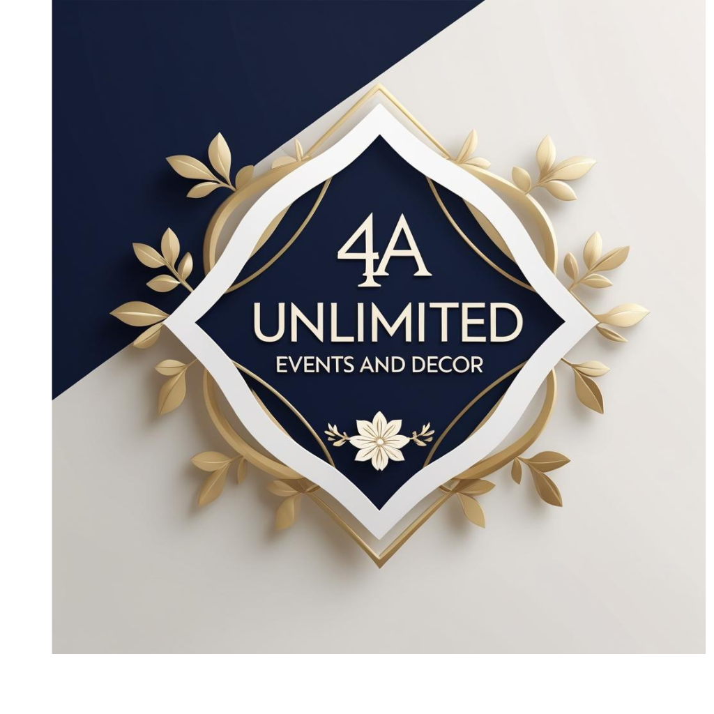 4A Unlimited Events and Decor logo